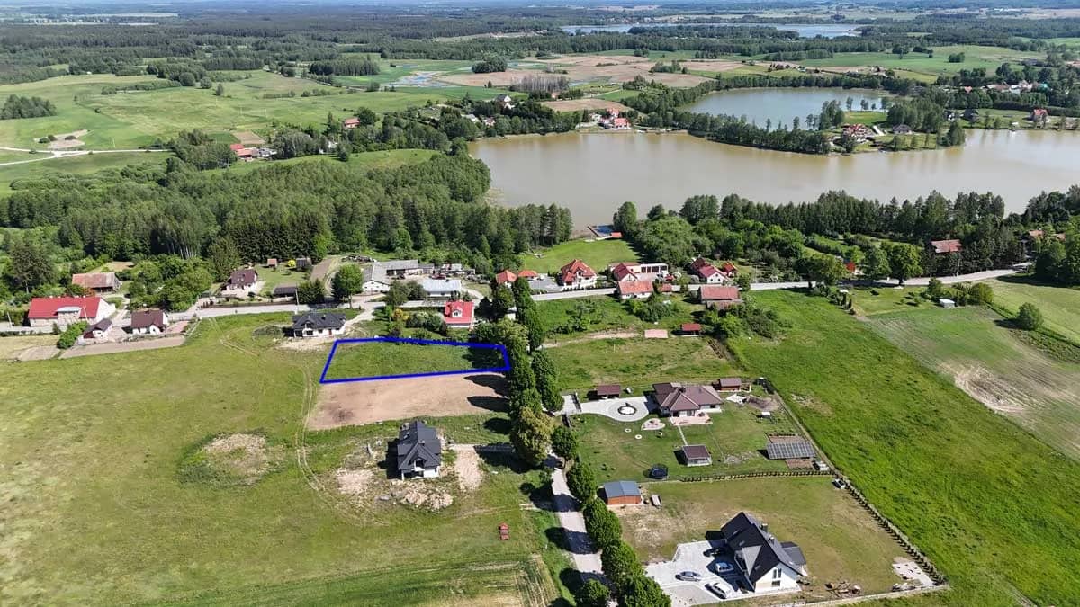 Mazury, działka budowlana, Mołdzie ul. Pogodna