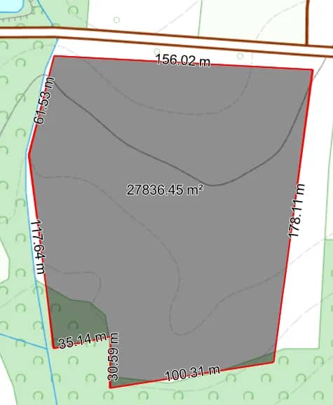 Na sprzedaż działka 2,79 ha — Zielona Góra
