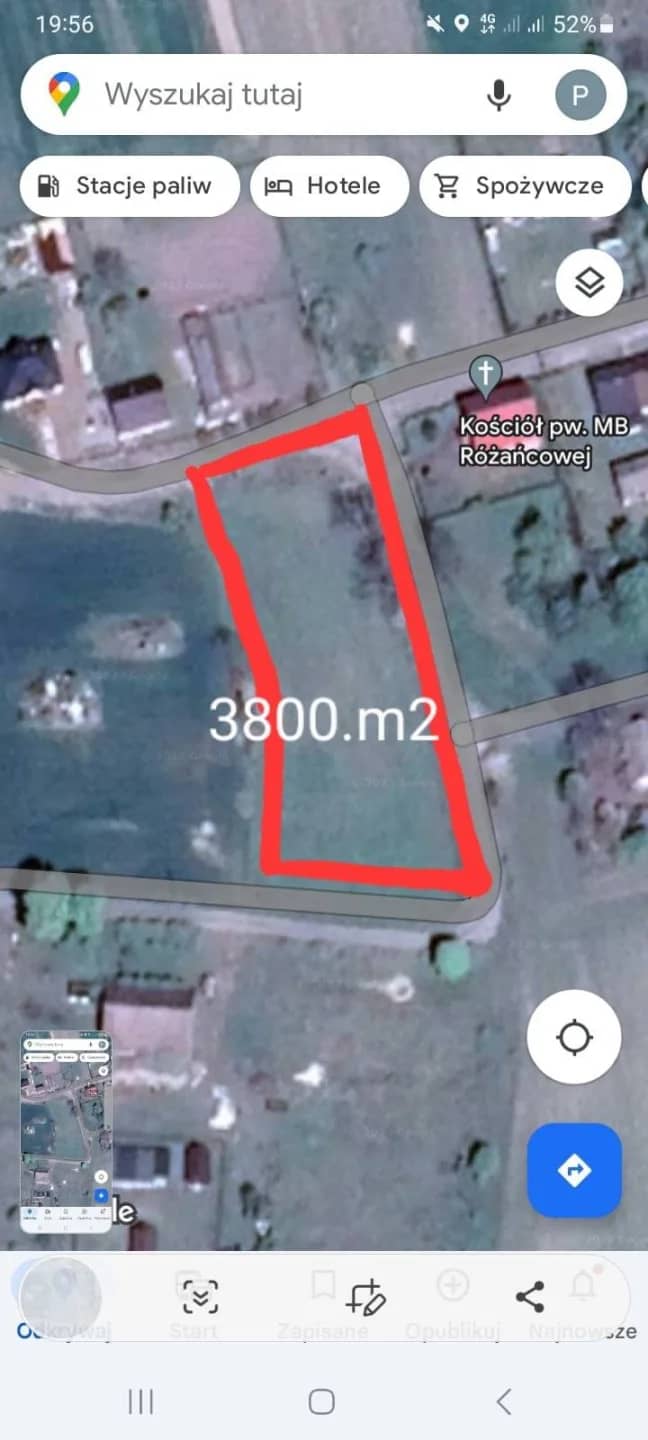 Sprzedam działkę rolno budowlaną.