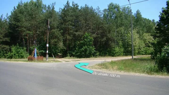 Sprzedam Dużą Piękną działkę budowlaną plus las