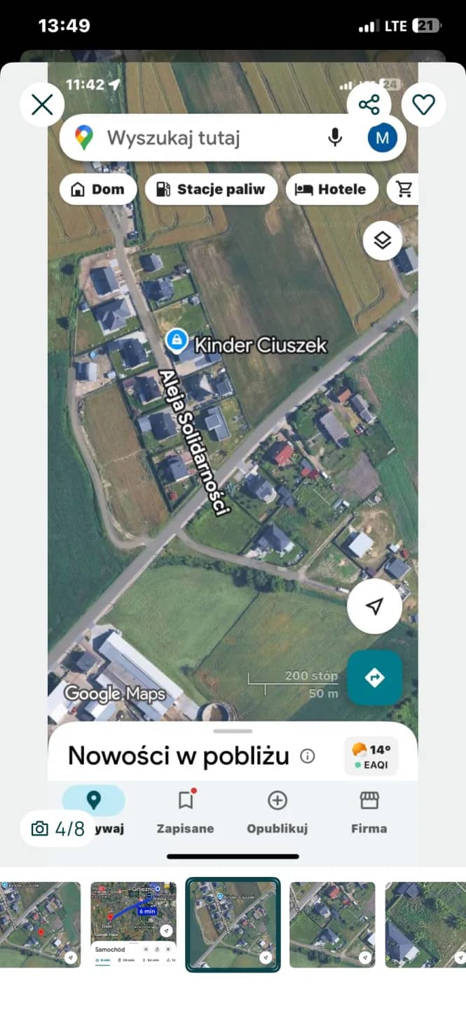 Działka budowlana Dalki