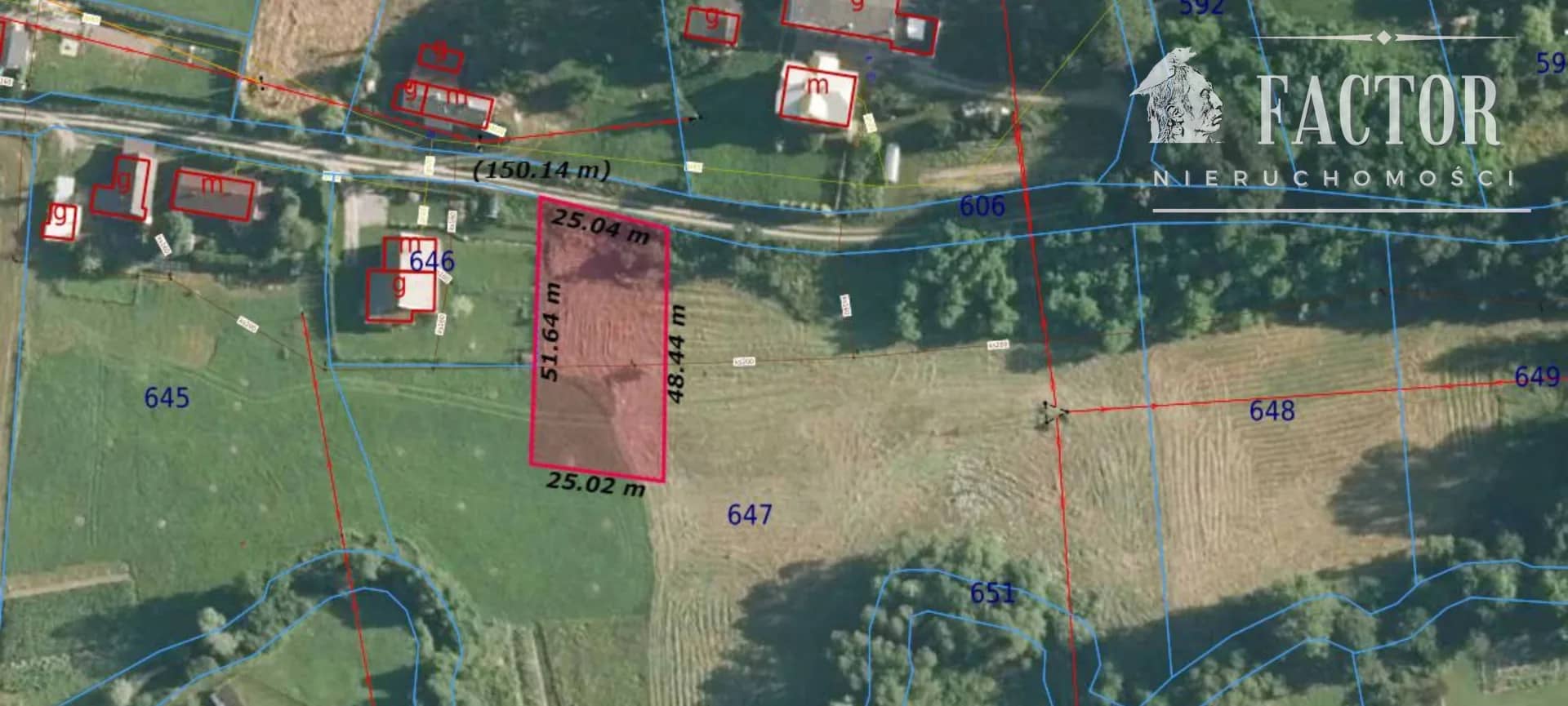 Działka budowlana 12 a w Racławicach, gm. Biecz 1188S/2026