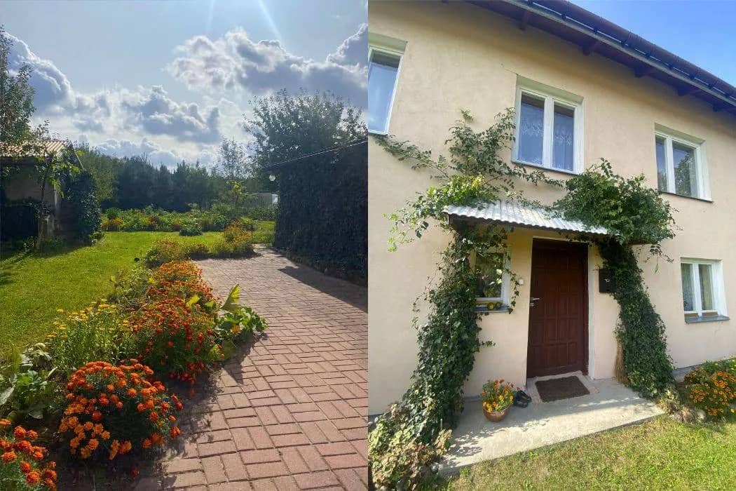 Działka 1200 m2 z domem jednorodzinnym 113,86 m2
