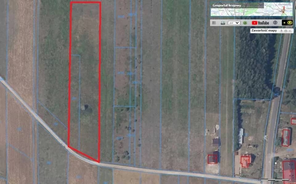 Działka budowlana 1400m2 Surmaczówka z warunkami zabudowy, 3 x 14 ar