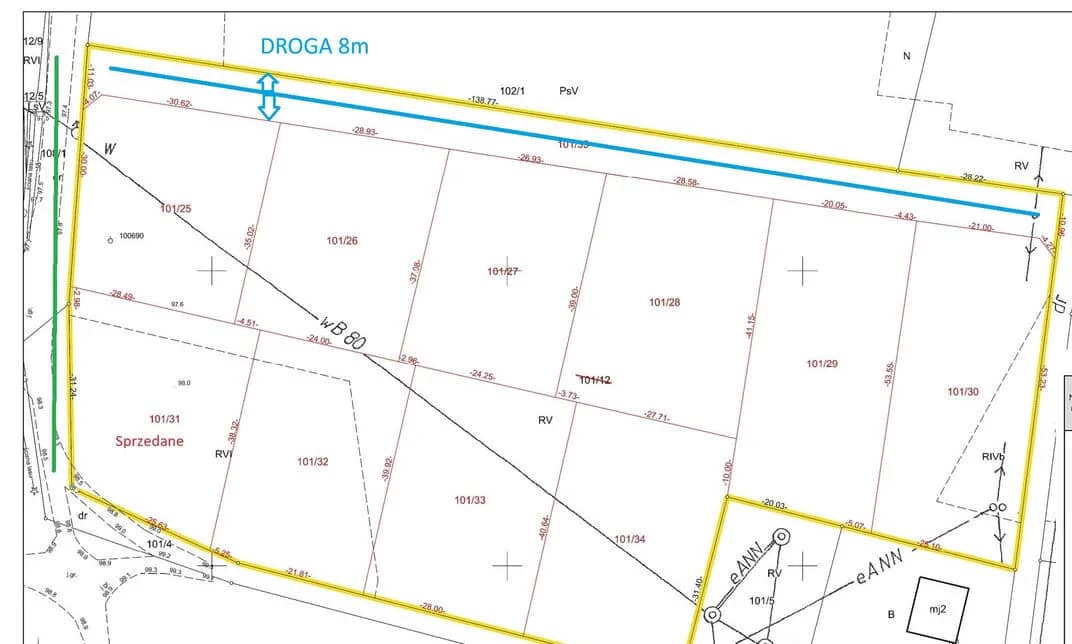 Sprzedam Działki Dąbrowa gmina Kuślin