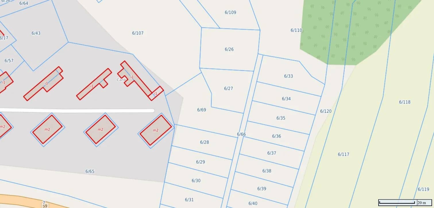 Działka rolno budowlana 865 m² z WZ – Canki (gmina Ryn) bezp