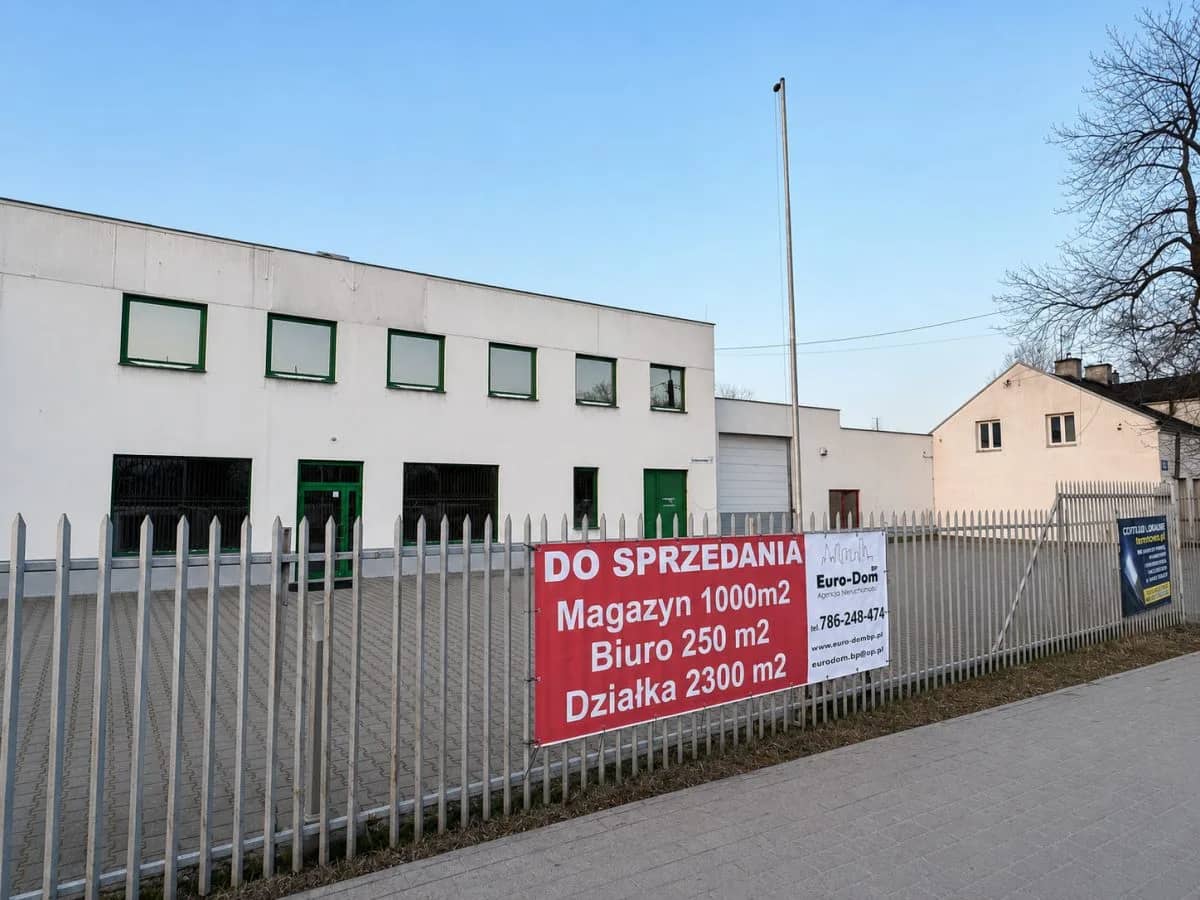 1250m2 hala magazynowa z biurem Błonie