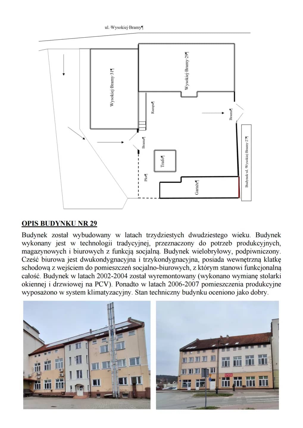 SYNDYK sprzeda budynek przemysłowo-biurowy w Lidzbarku Warmińskim