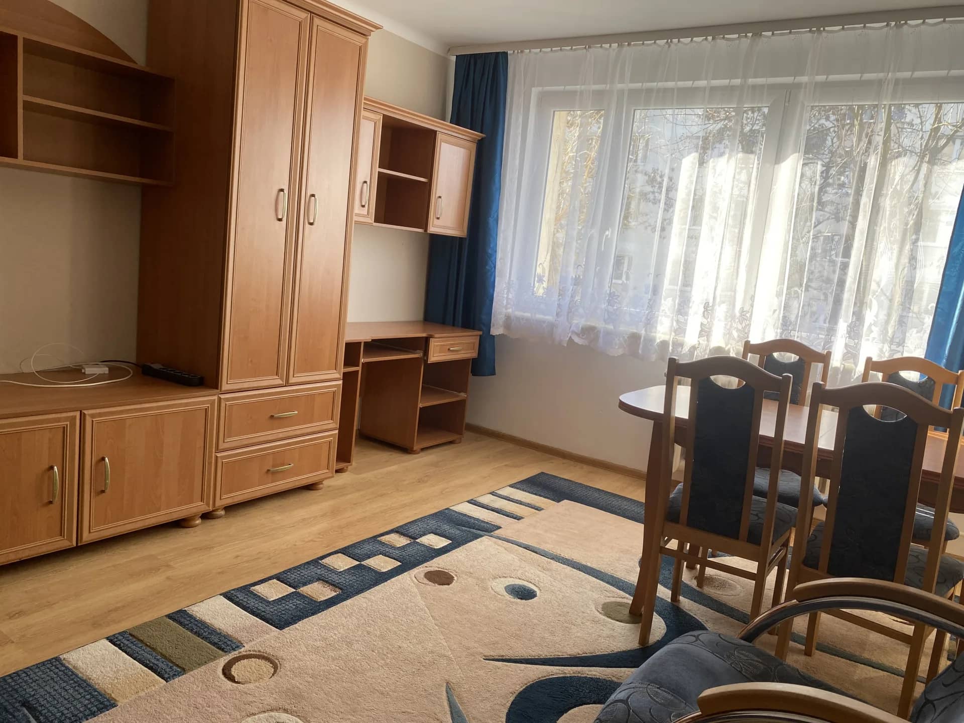 Skawina: Umeblowane przytulne mieszkanie 43m2 na 1. piętrze blisko centrum wynajmę