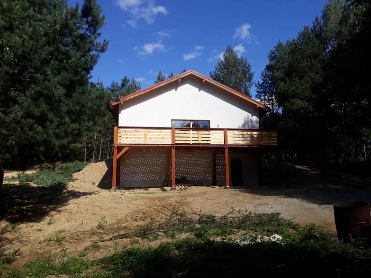 DOM WŚRÓD LASÓW I JEZIOR – MOKINY | 112 m² | DZIAŁKA 3000