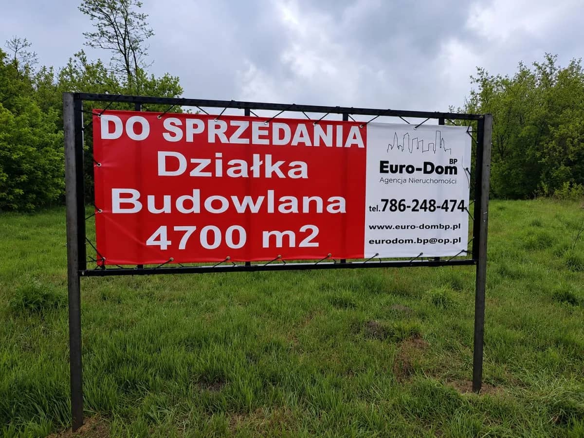 Działka budowlana 4700m2 Błonie