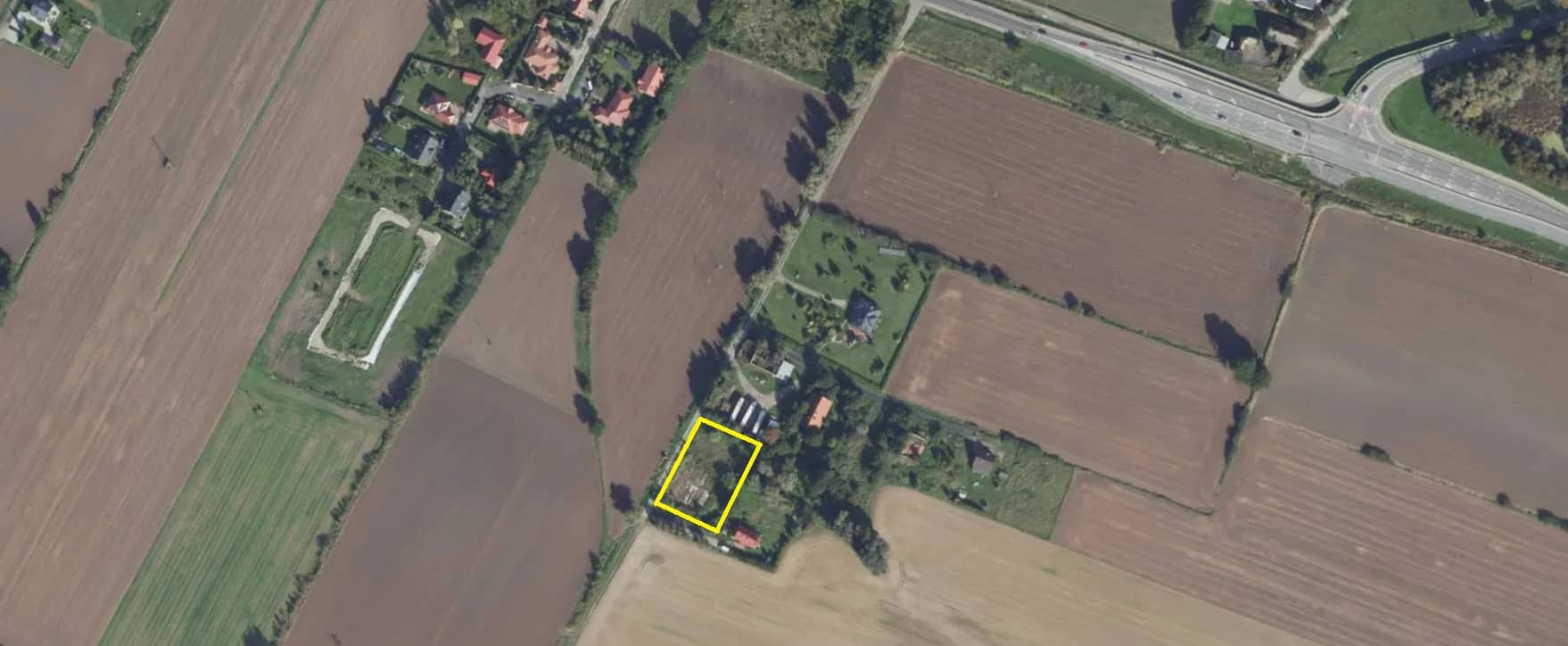 Ogrodzona działka budowlana Grobelno / Malbork, 2249 m2, WZ