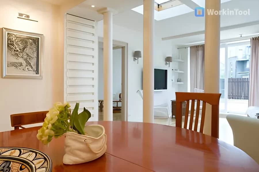 Apartament z dużym tarasem na Saskiej Kępie w Warszawie
