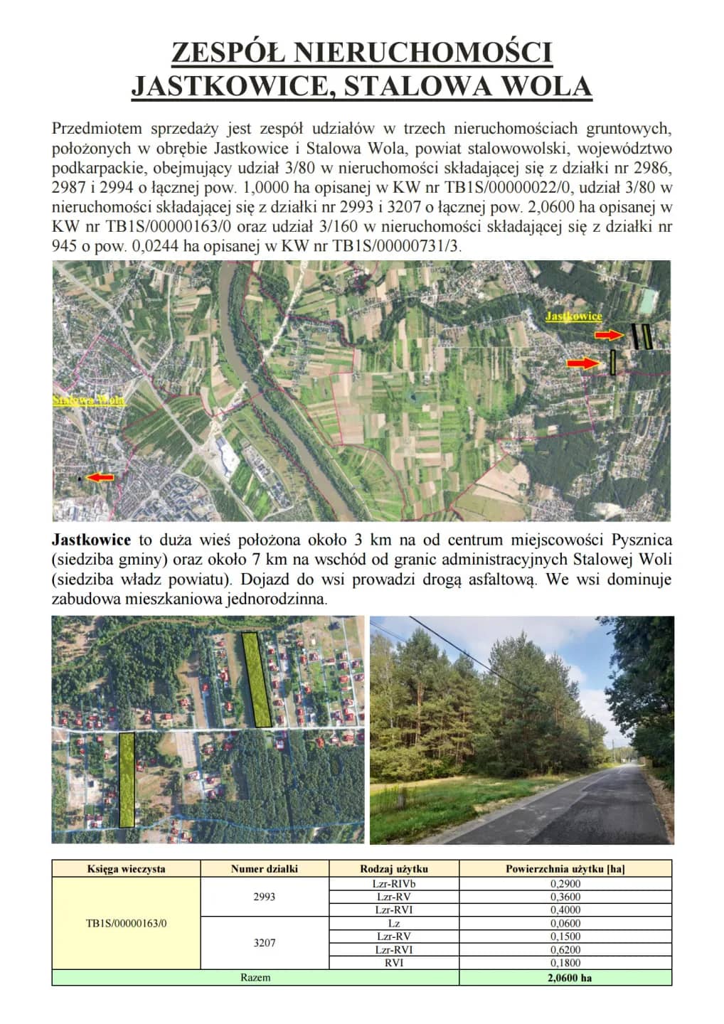 Syndyk sprzeda udziały w grunatach Jastkowice - Stalowa Wola