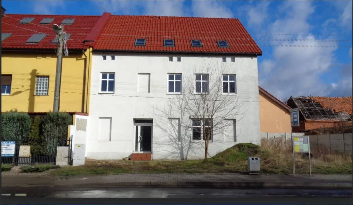 Okazja!!!–Wrocław-Jerzmanowo-budynek=4 mieszk.+2 lok. usług.