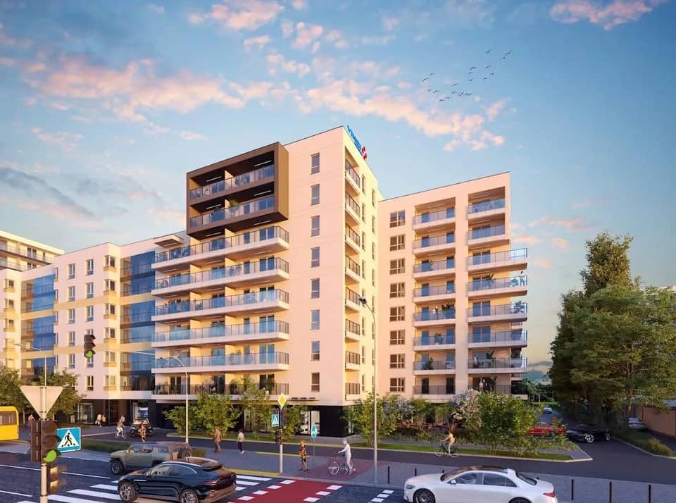Nowa kawalerka 29,3 m² z miejscem w garażu EV