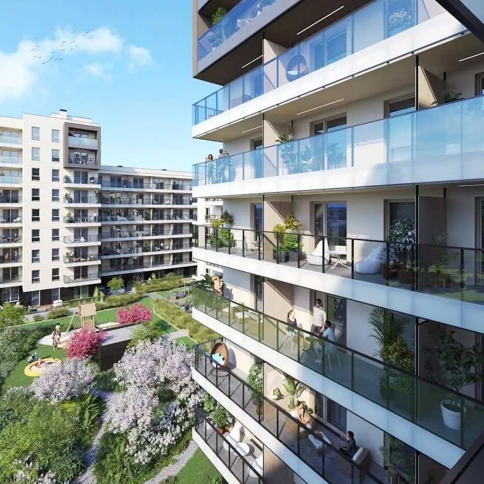 Nowa kawalerka 29,3 m² z miejscem w garażu EV