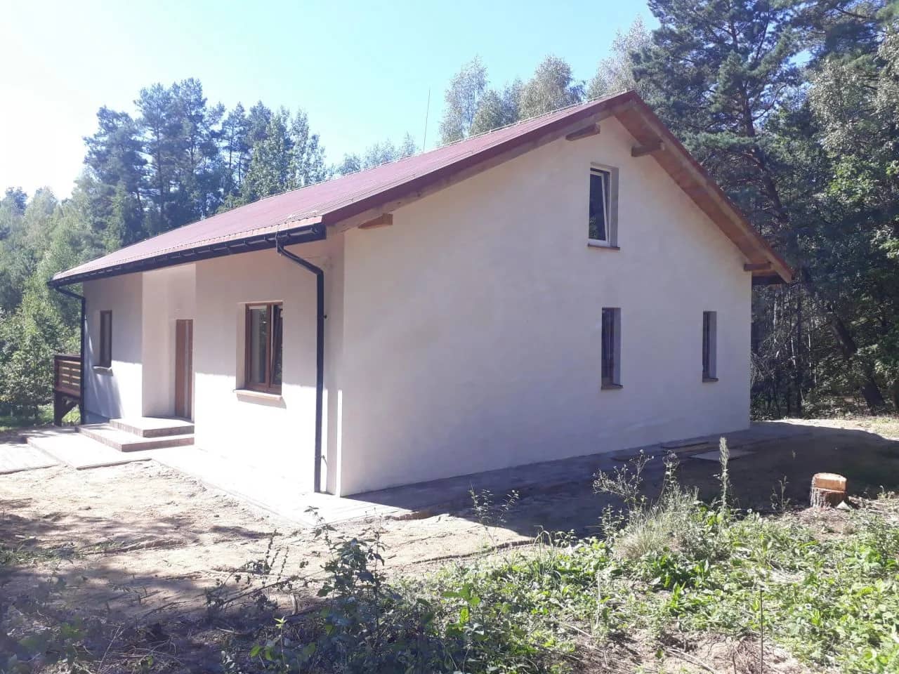 DOM WŚRÓD LASÓW I JEZIOR – MOKINY | 112 m² | DZIAŁKA 3000