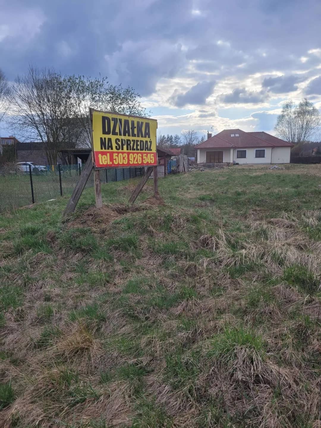 Działka koło Zalesia Górnego