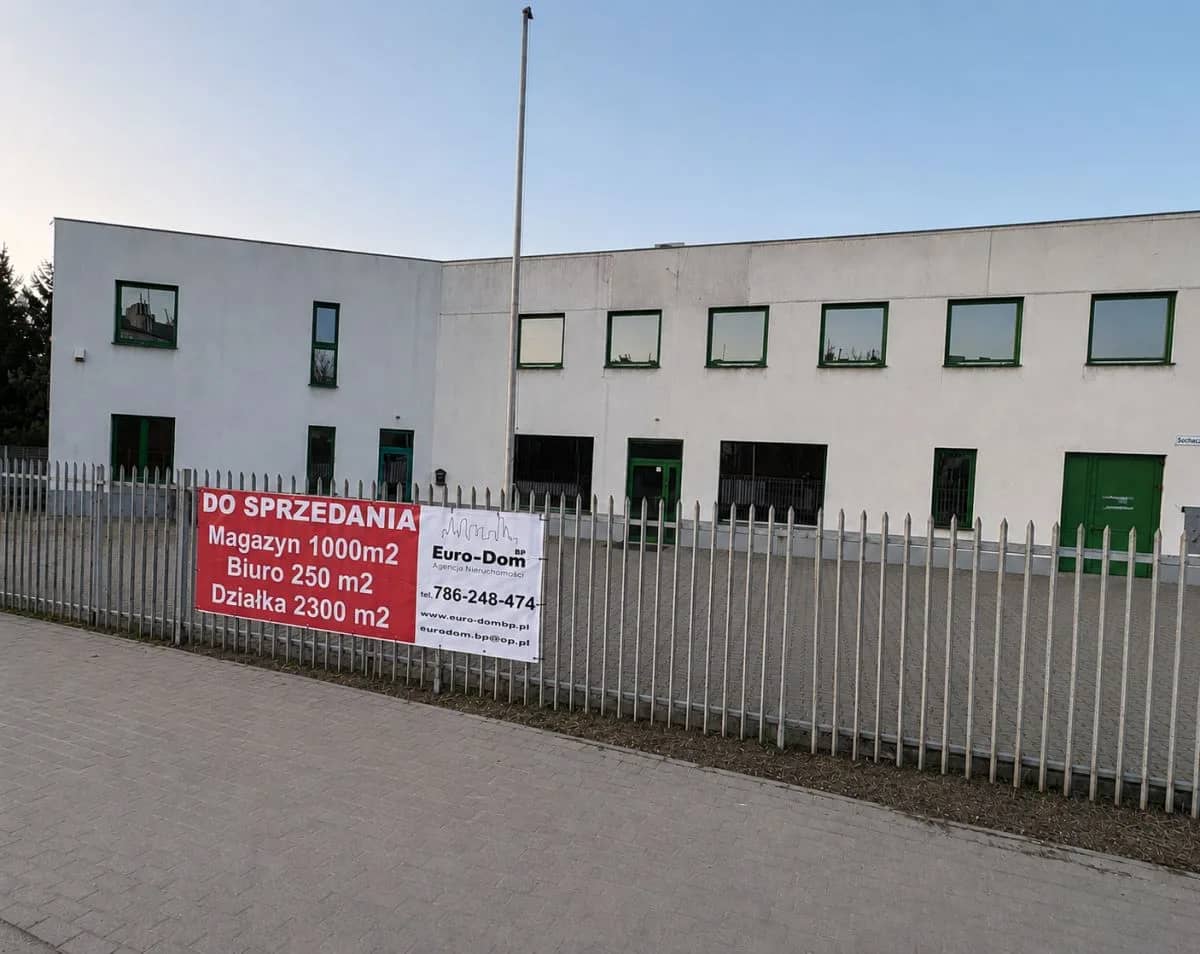 1250m2 hala magazynowa z biurem Błonie