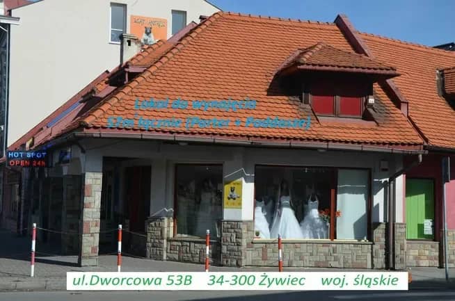 TUŻ PRZY DWORCU do wynajmu 57m2 parter Żywiec Dworcowa 53B
