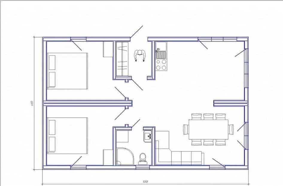 Domek modułowy Washington