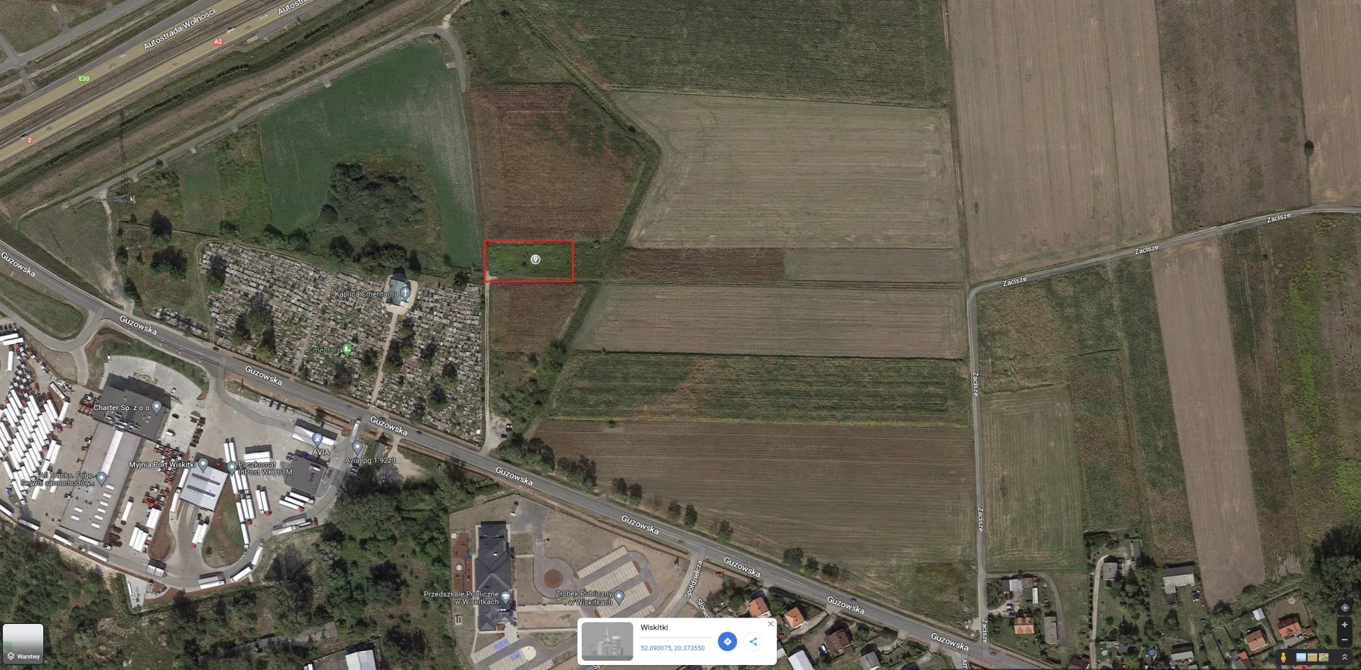 Sprzedam działkę w Wiskitkach