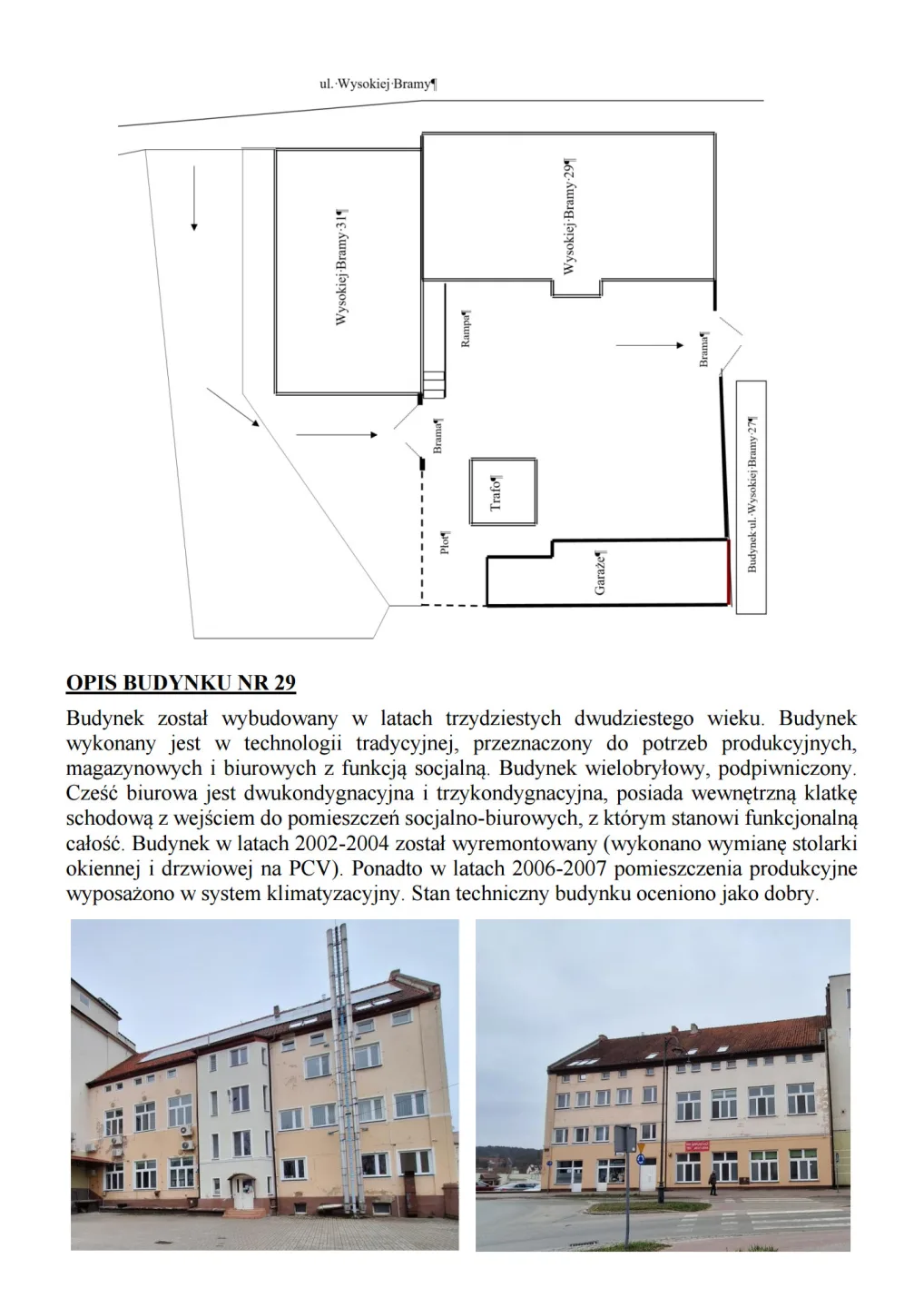 SYNDYK sprzeda budynek przemysłowo-biurowy w Lidzbarku Warmińskim