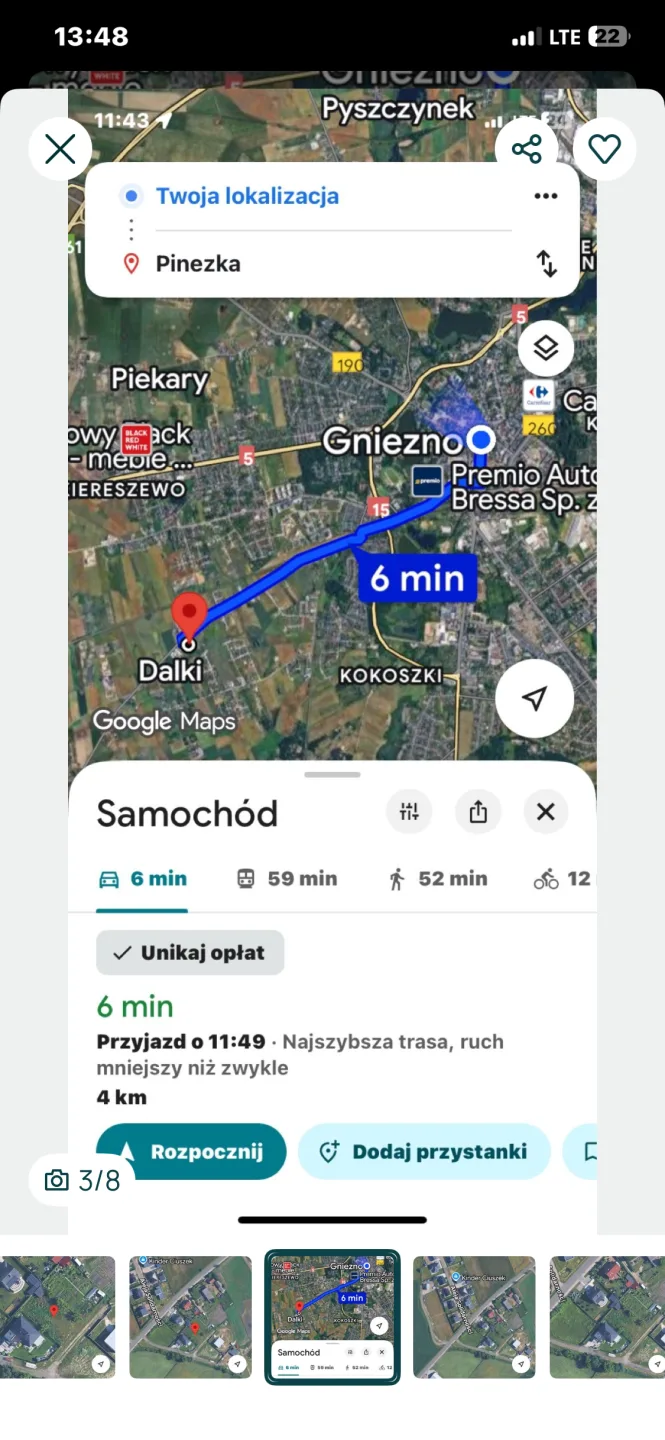 Działka budowlana Dalki
