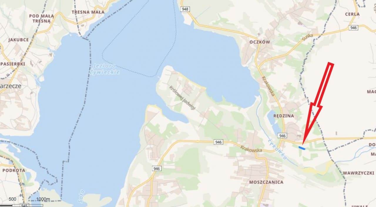 Żywiec - widokowa działka, blisko jeziora