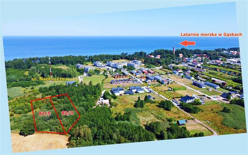 Działki gruntu leżące w kompleksie działek, Gąski, gm. Mielno