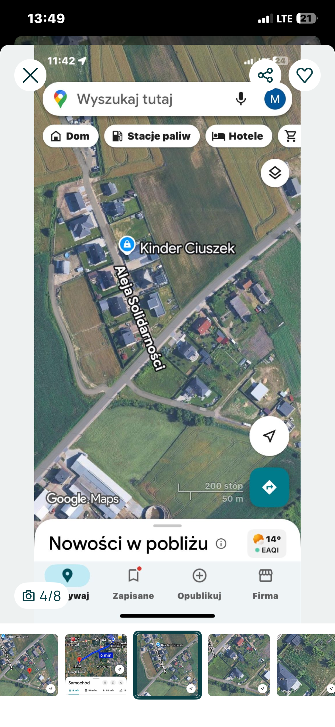 Działka budowlana Dalki