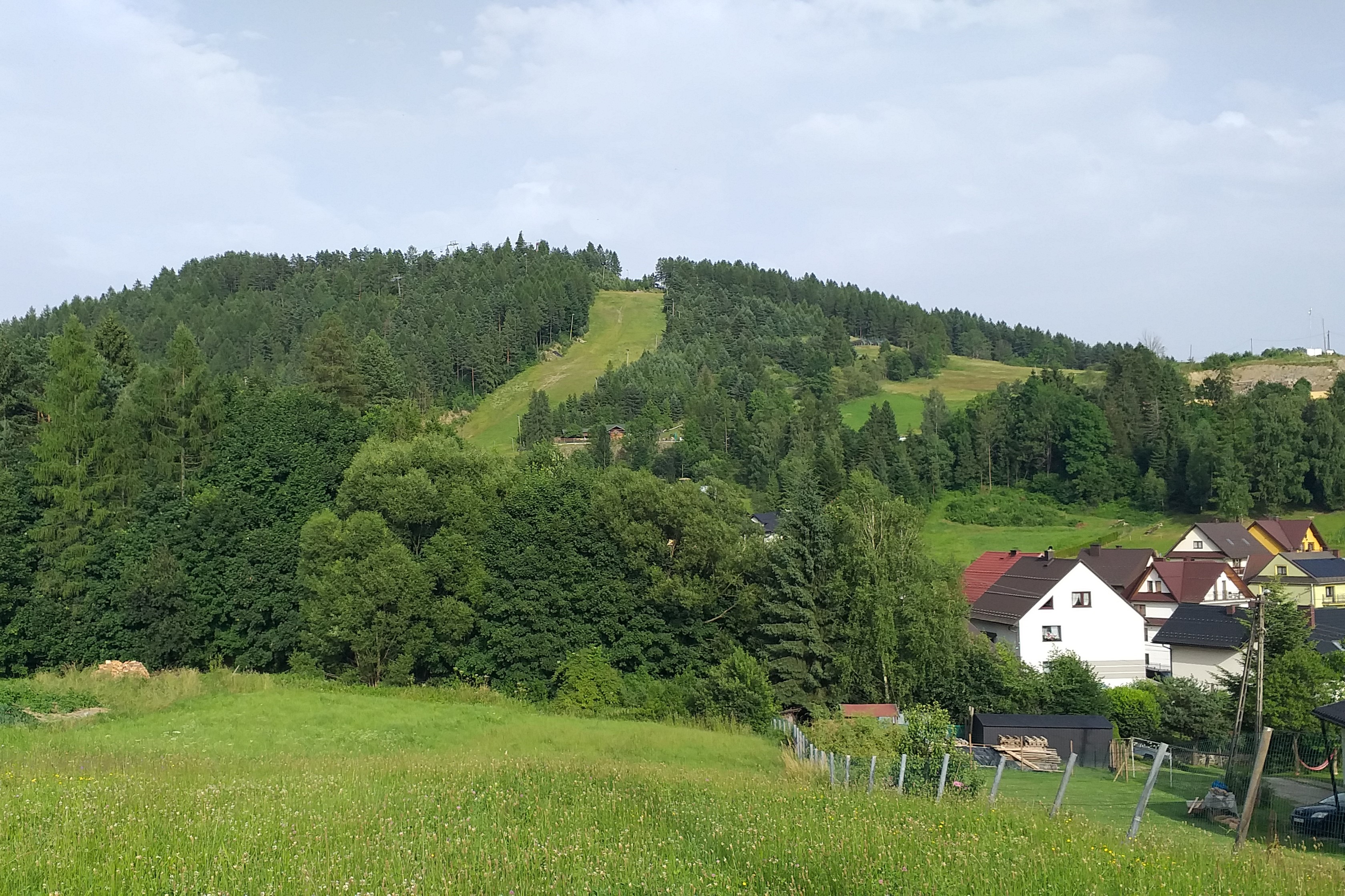 Działka budowlana z panoramicznym widokiem na okolicę i Tatry.