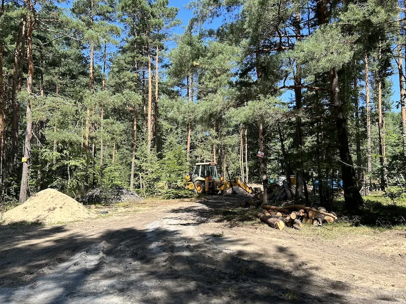 Sprzedam działkę budowlaną w Choroń gmina Poraj