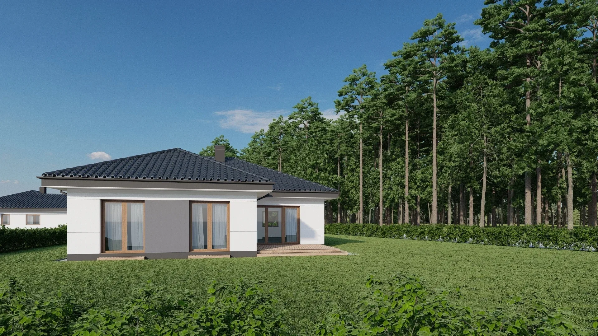 Nowoczesny dom wolnostojący - 141 m2 - Duża działka