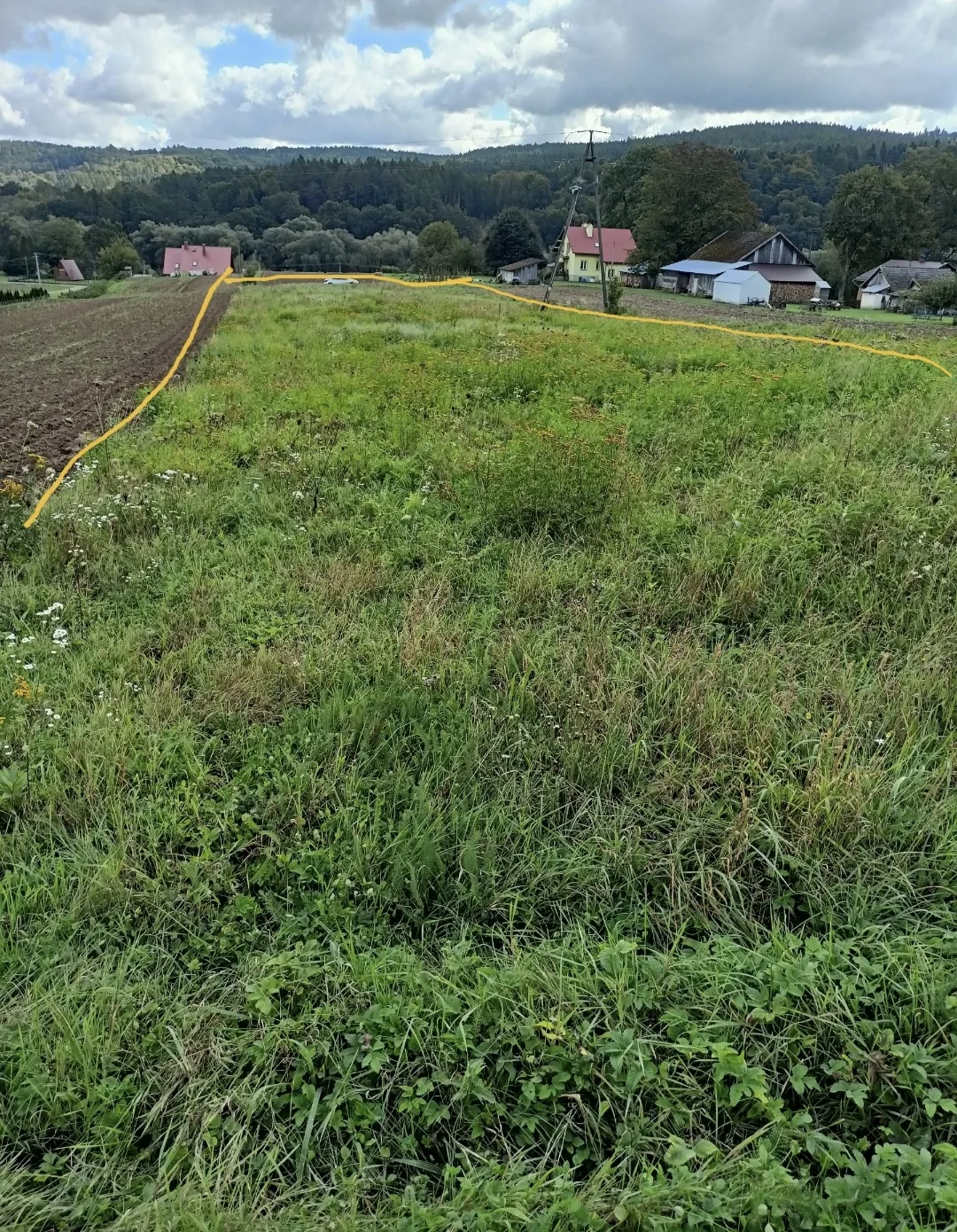 Działka budowlana, warunki zabudowy, Słonne k. Dubiecka