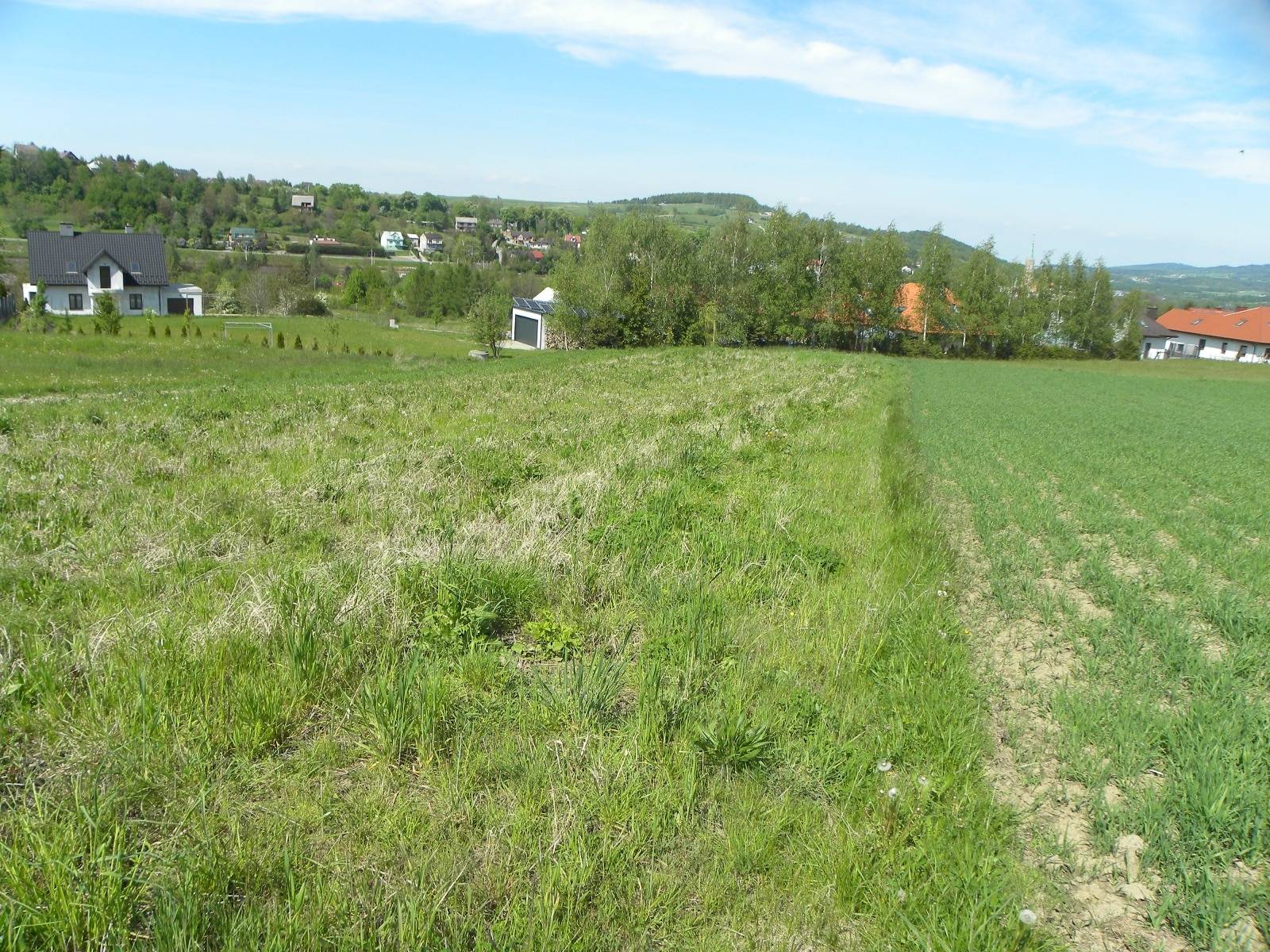 Grybów, działka budowlana 13,5 a, 938S/2020