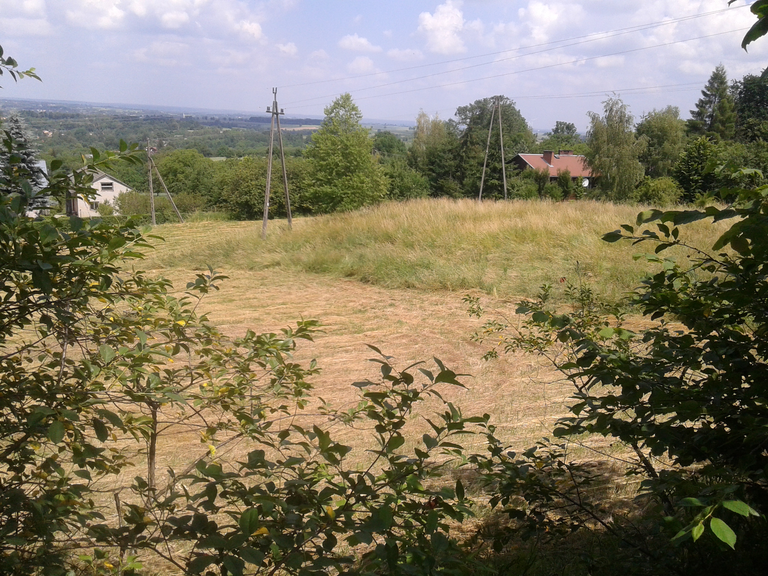 Bezposrednio dzialka budowlana z widokiem, Handzlowka