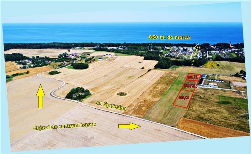 Malowniczo położone działki w Gąskach, Paprotno,Mielno