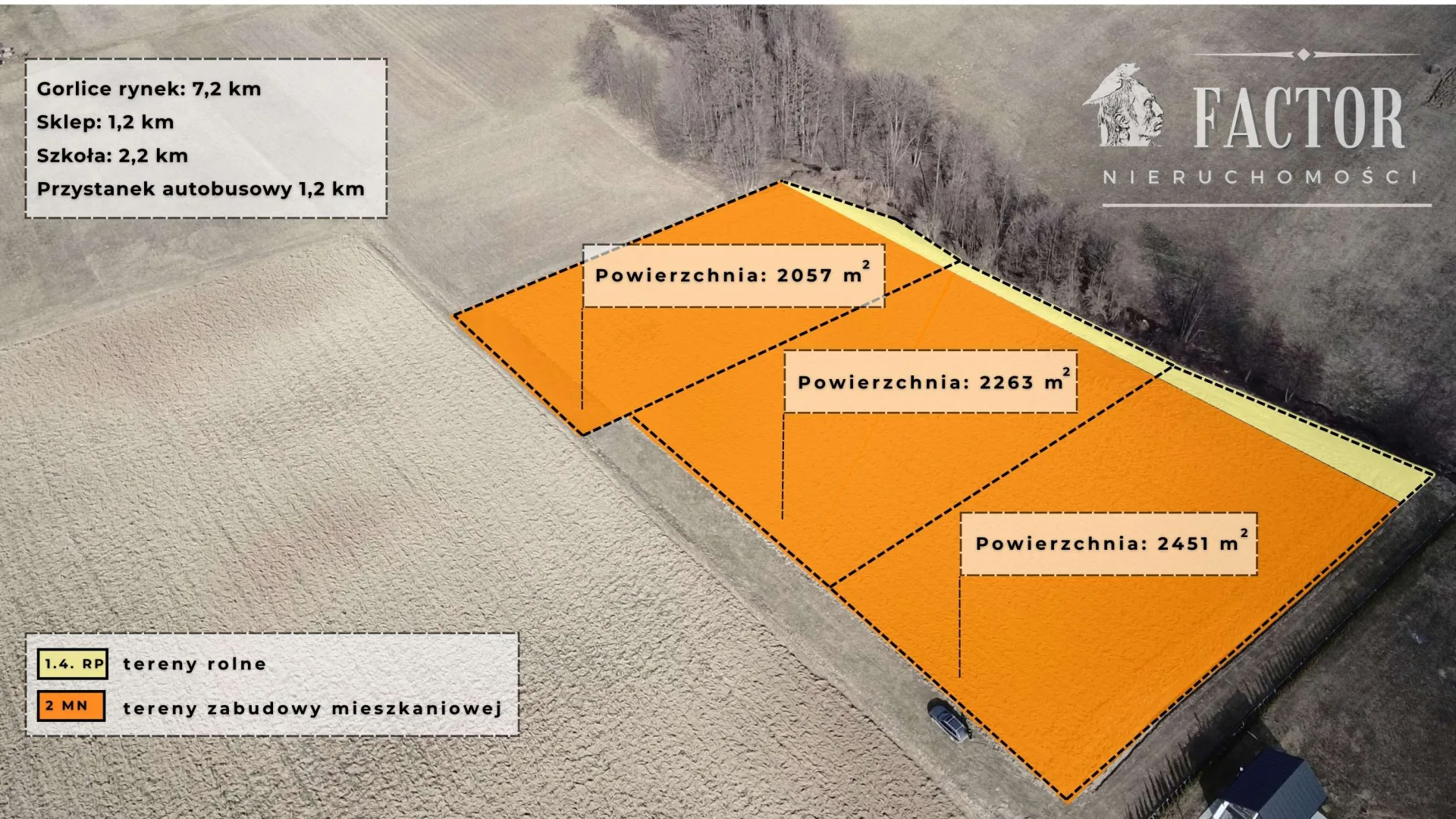 Działka budowlana 20 a na Polesiu – Dominikowice 1182S/2026