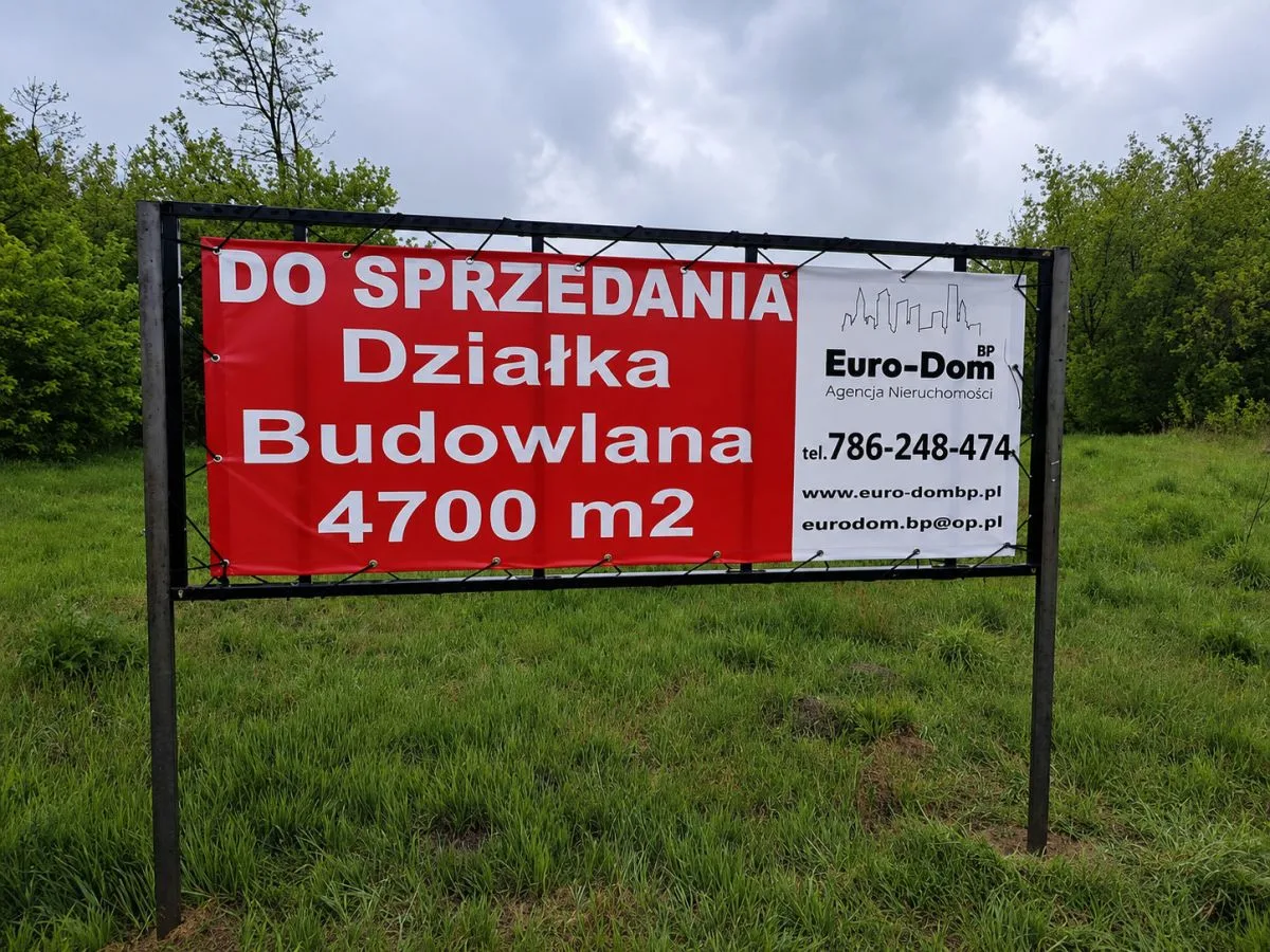 Działka budowlana 4700m2 Błonie