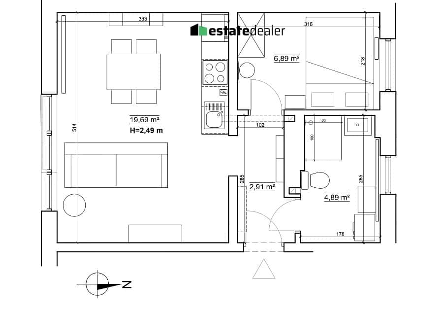 NA SPRZEDAŻ 2POKOJOWE MIESZKANIE KROWODRZA KRAKÓW