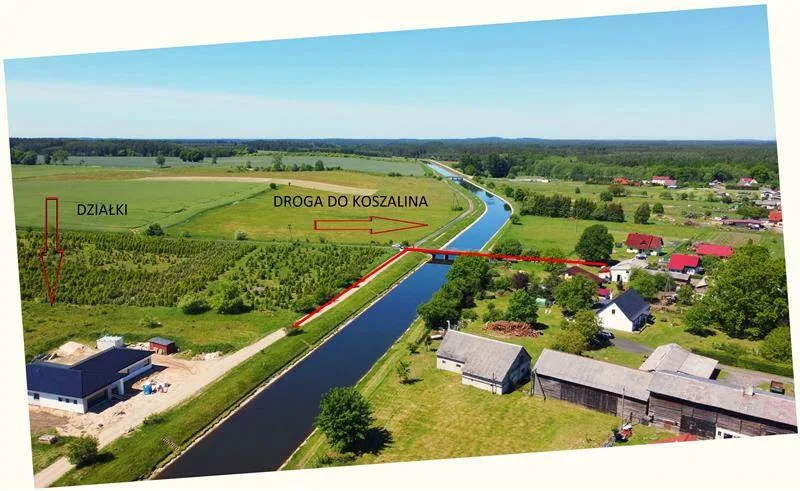 Kompleks działek budowlanych w Rosnowie, gmina Manowo