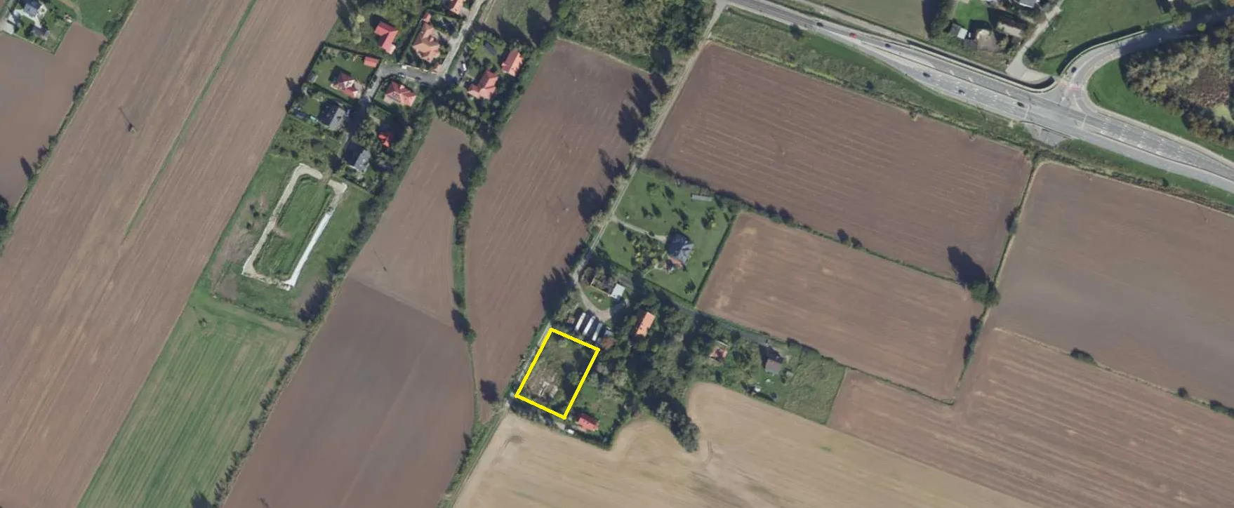 Ogrodzona działka Grobelno / Malbork, 2249 m2, posiada WZ