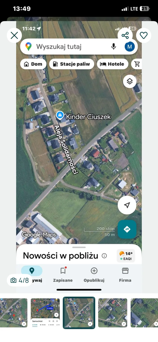 Działka budowlana Dalki