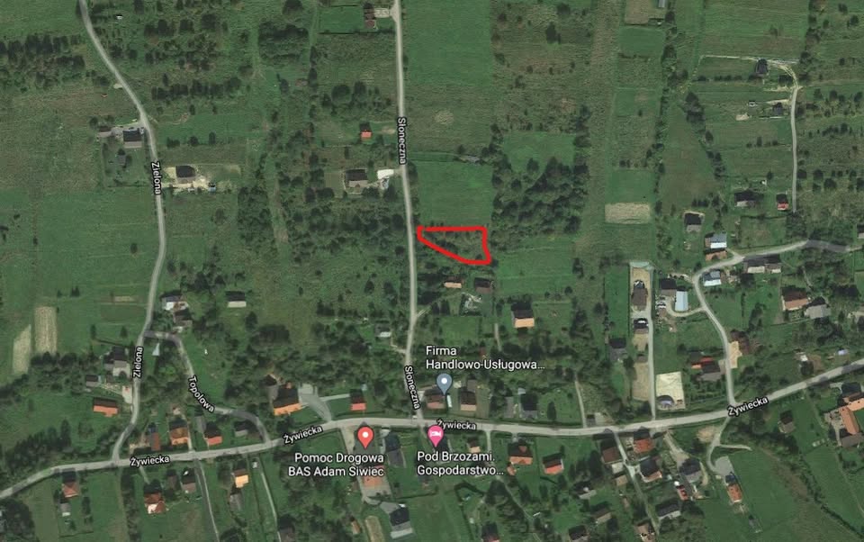 Działka budowlana 11a, blisko natury i szlaków, widokowa, przy drodze asfaltowej