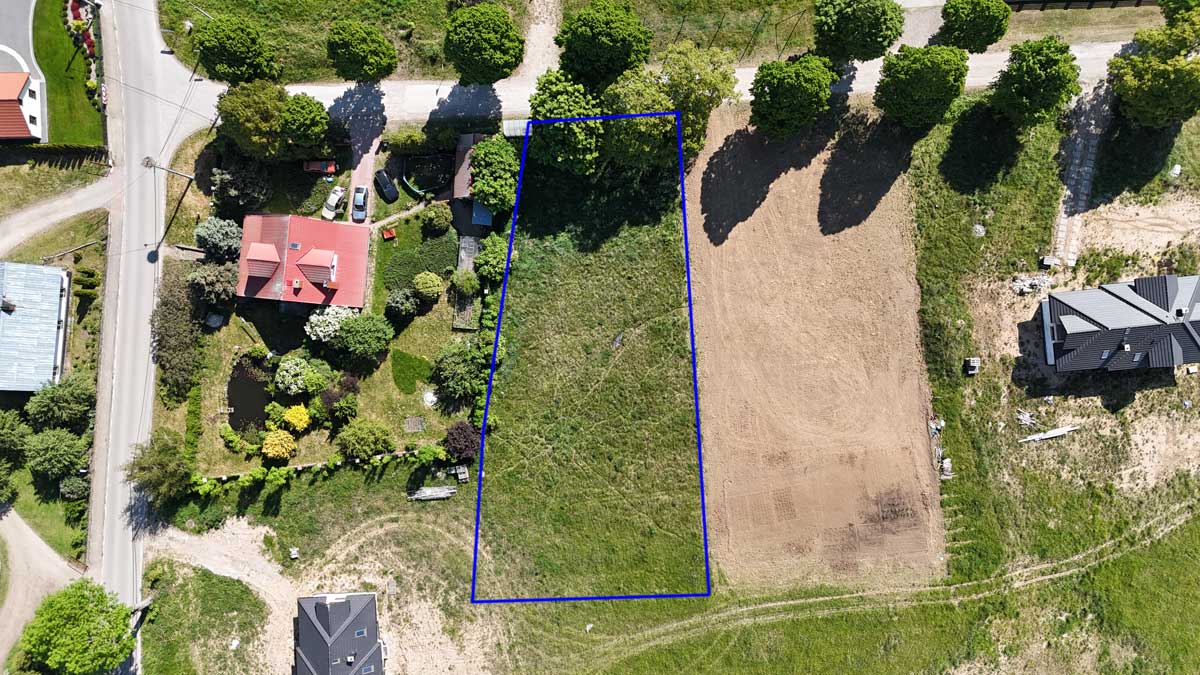 Mazury, działka budowlana, Mołdzie ul. Pogodna