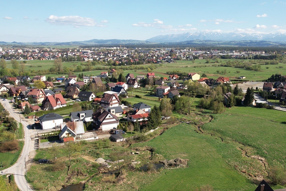 Działka budowlana w Nowym Targu z pozwoleniem na budowę.