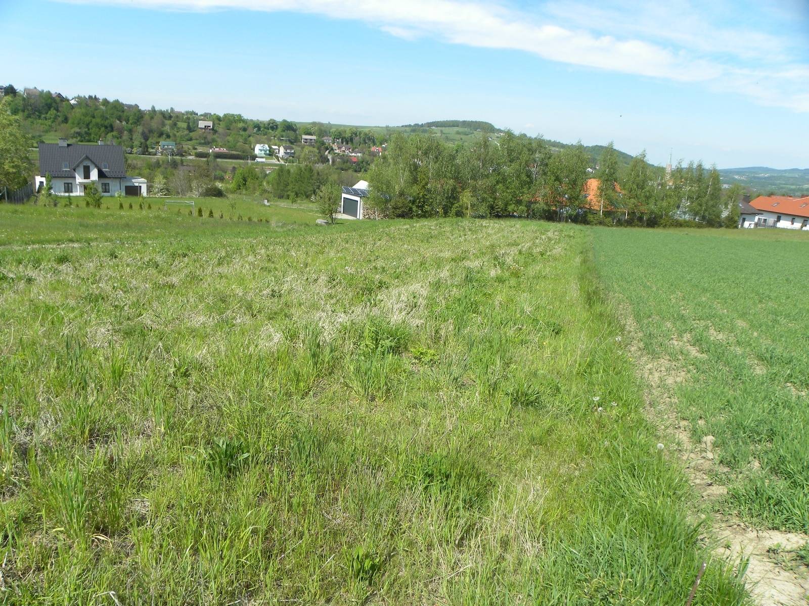 Grybów, działka budowlana 13,5 a, 938S/2020