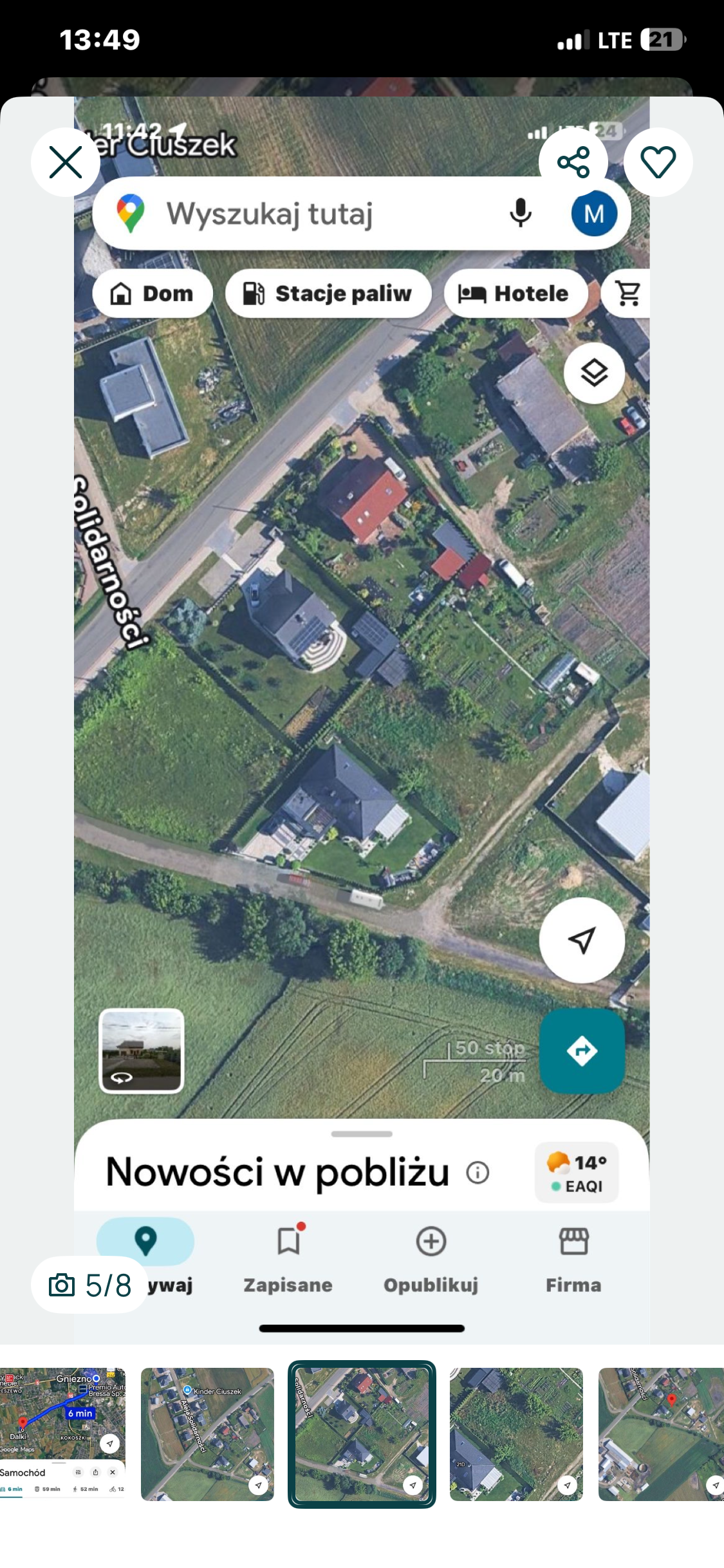 Działka budowlana Dalki